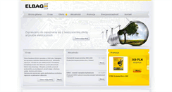Desktop Screenshot of elbag.pl